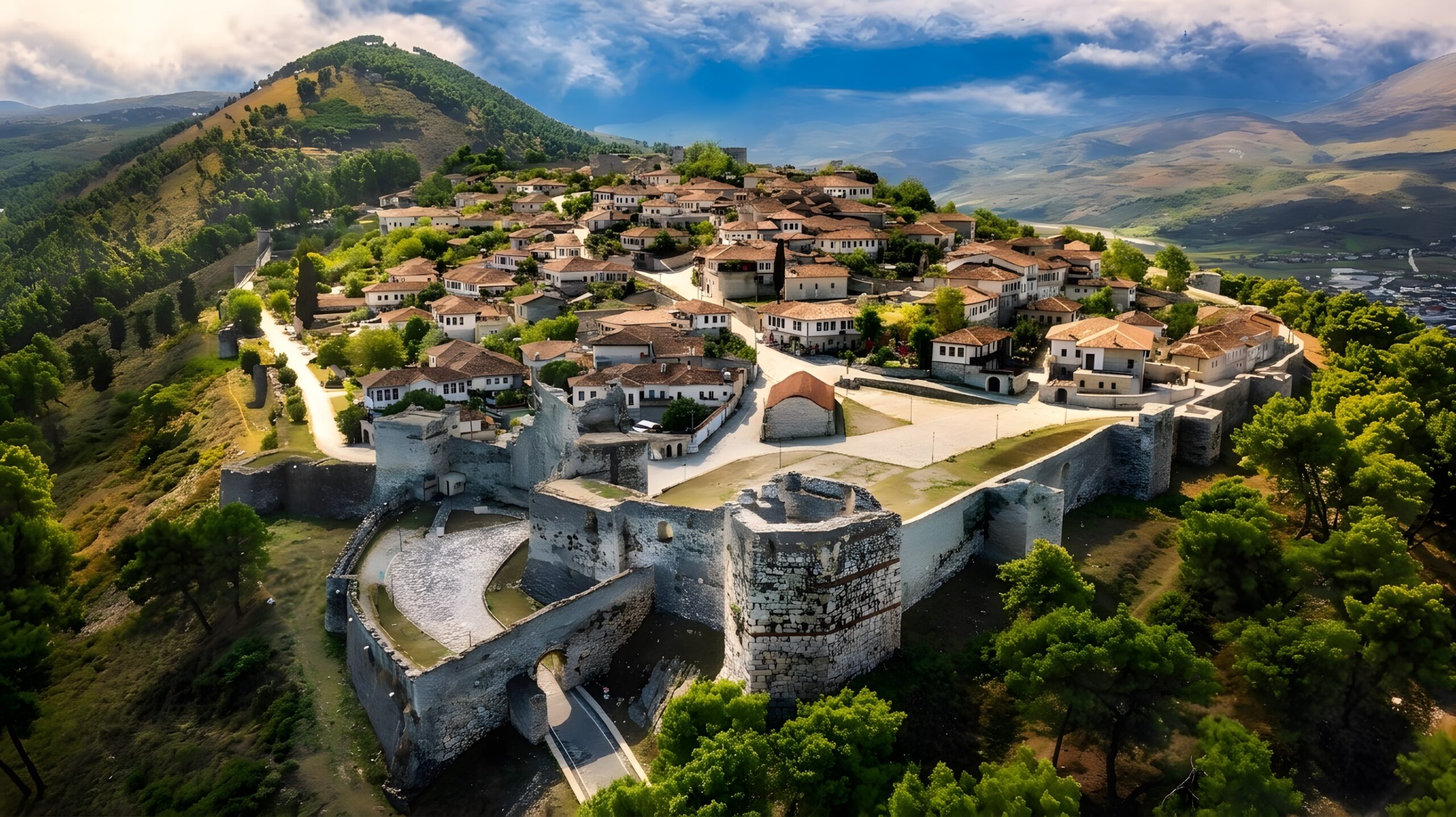 Berat UNESCO City, Castle & Belsh Lake Day Trip
