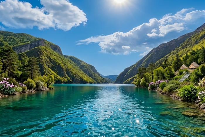 Komani Lake Boat Ride & Shala River Adventure