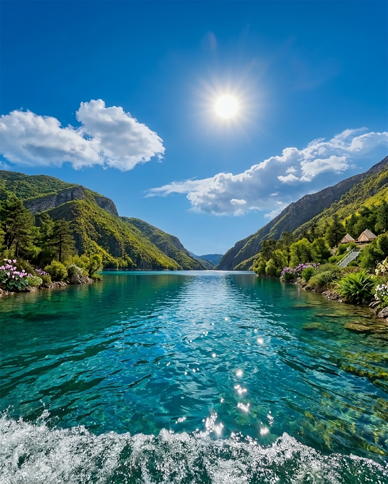 Komani Lake & the Albanian Alps